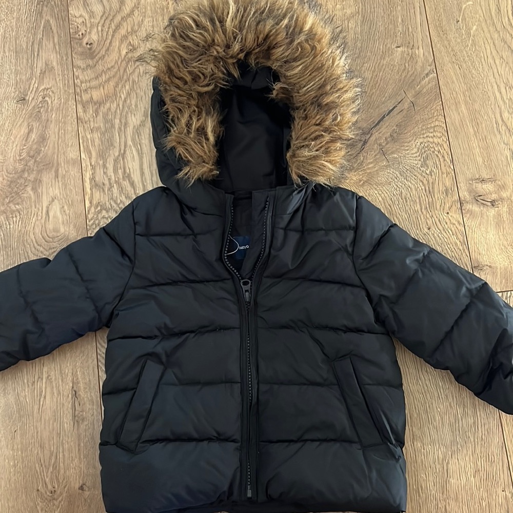 Baby Gap fur lined hood puffer jacket